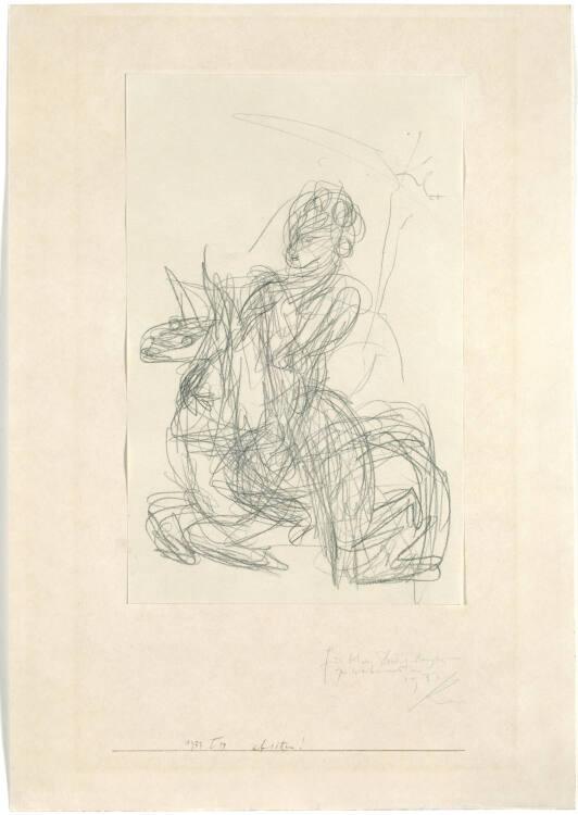 Paul Klee, Absitzen!, Inv. Nr.: DL329