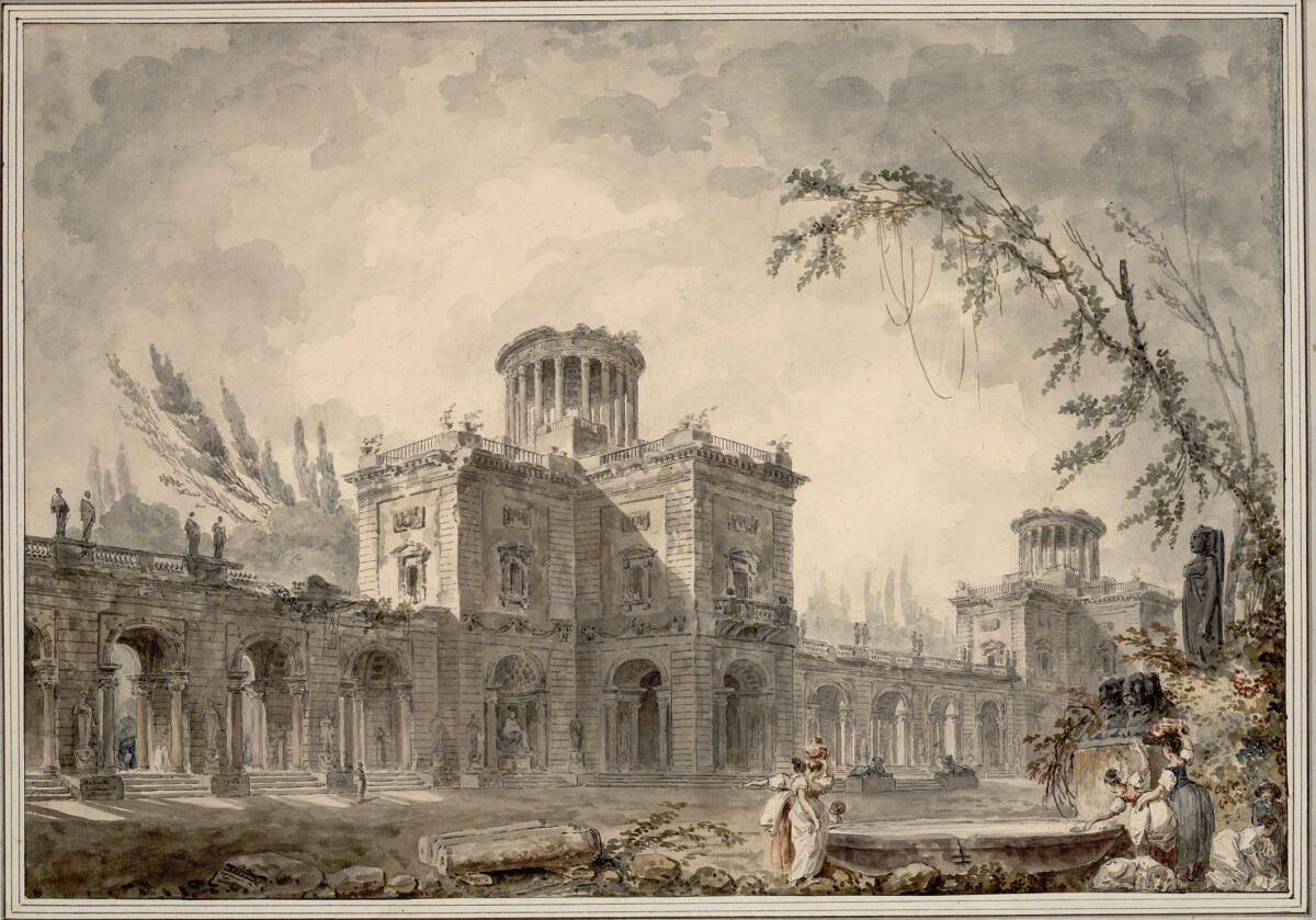 Architekturfantasie, Hubert Robert, 1760