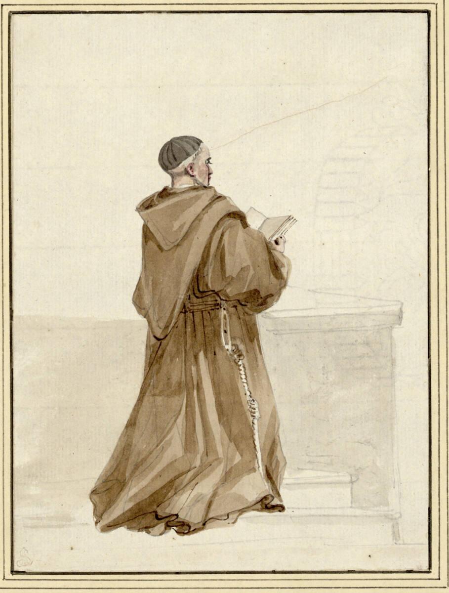 Hubert Robert, Betender Franziskanermönch, Inv. Nr.: 12440