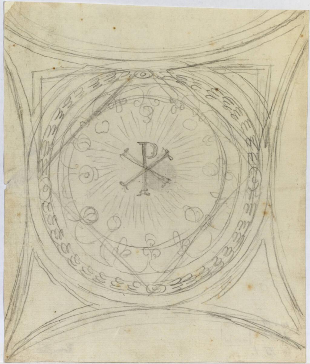 Rom, San Carlo alle Quattro Fontane (?), Gewölbedekorationen in mehreren Varianten, Inv. Nr.: A…