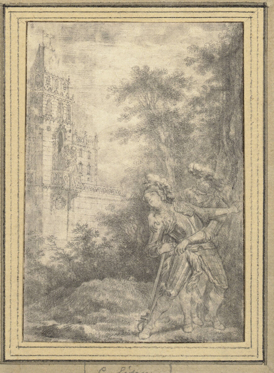 Szene aus dem Rasenden Roland von Ariost, Charles Dominique Joseph Eisen