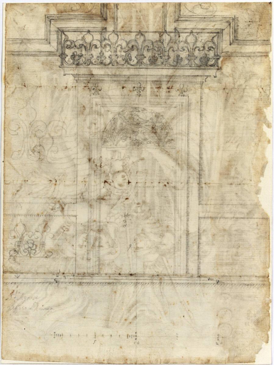 Rom, Sant´ Agnese, Portal an der Rückfront, Inv. Nr.: AZX3r