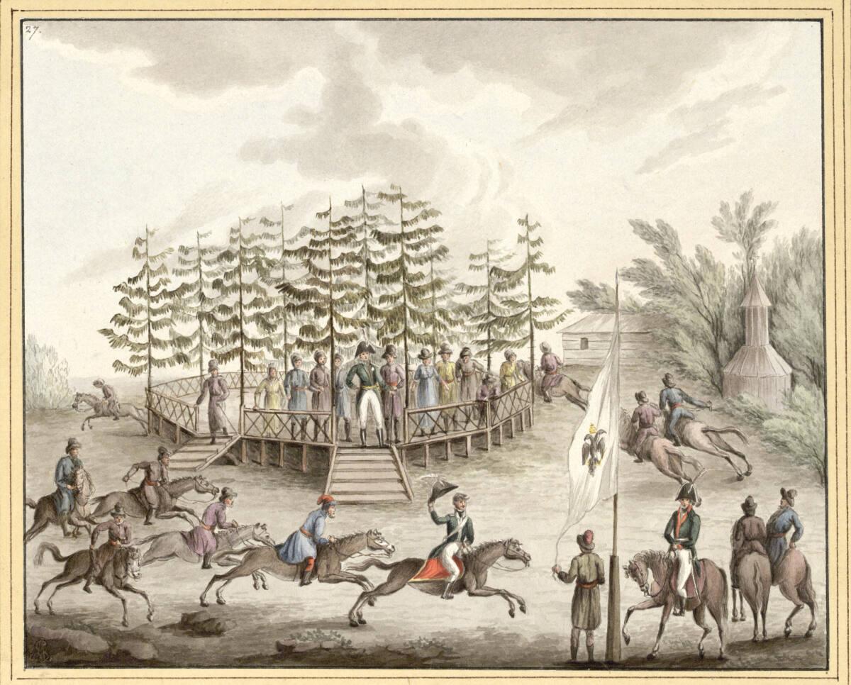 Anonym, Das Wettrennen, Inv. Nr.: 12553