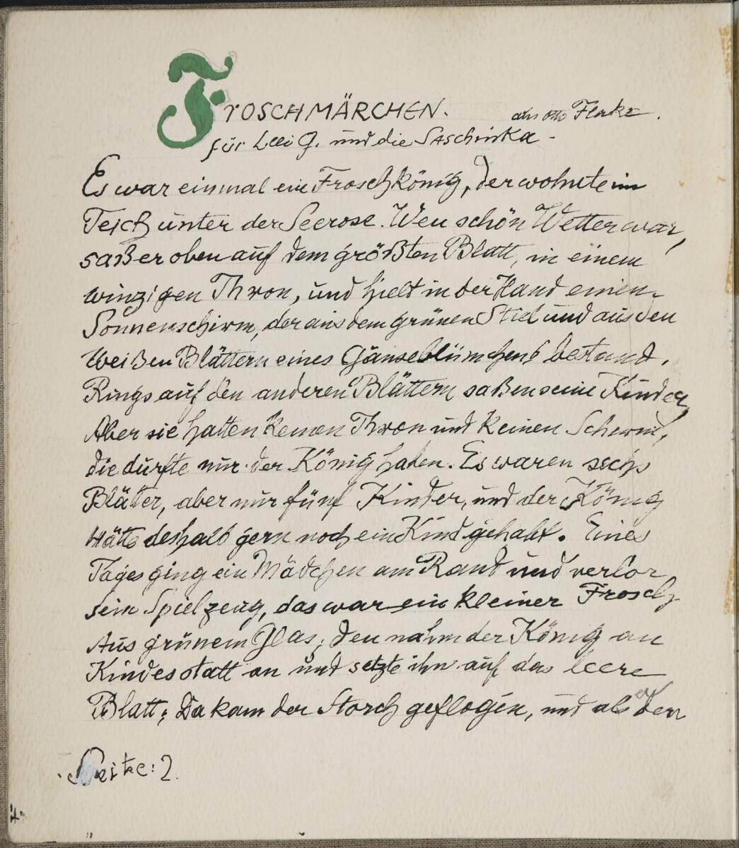 Oskar Laske, "Froschmärchen...", Inv. Nr.: 35007/7/2