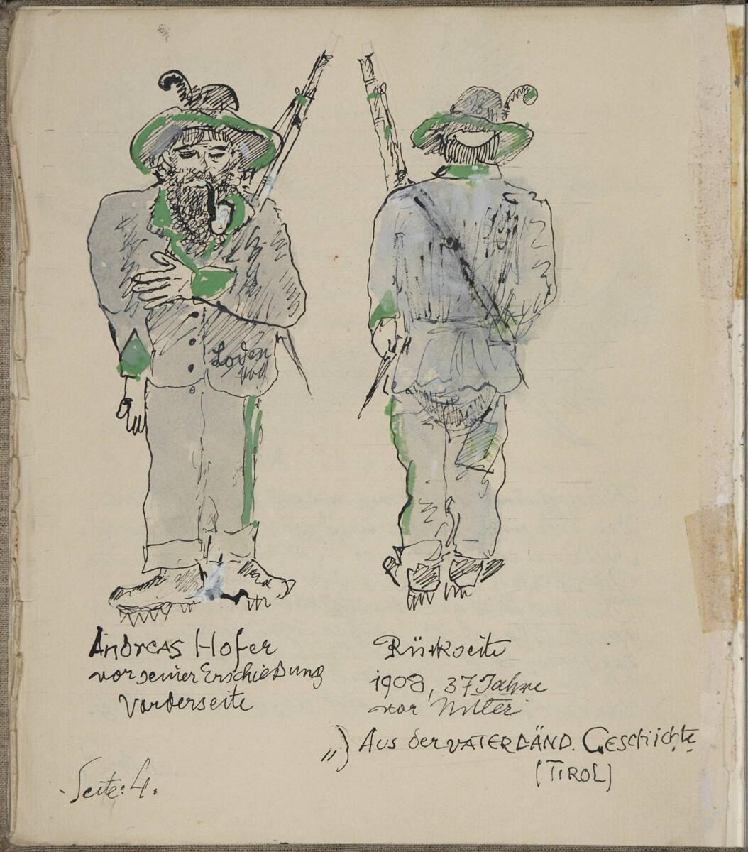 Oskar Laske, Andreas Hofer, Inv. Nr.: 35007/7/4