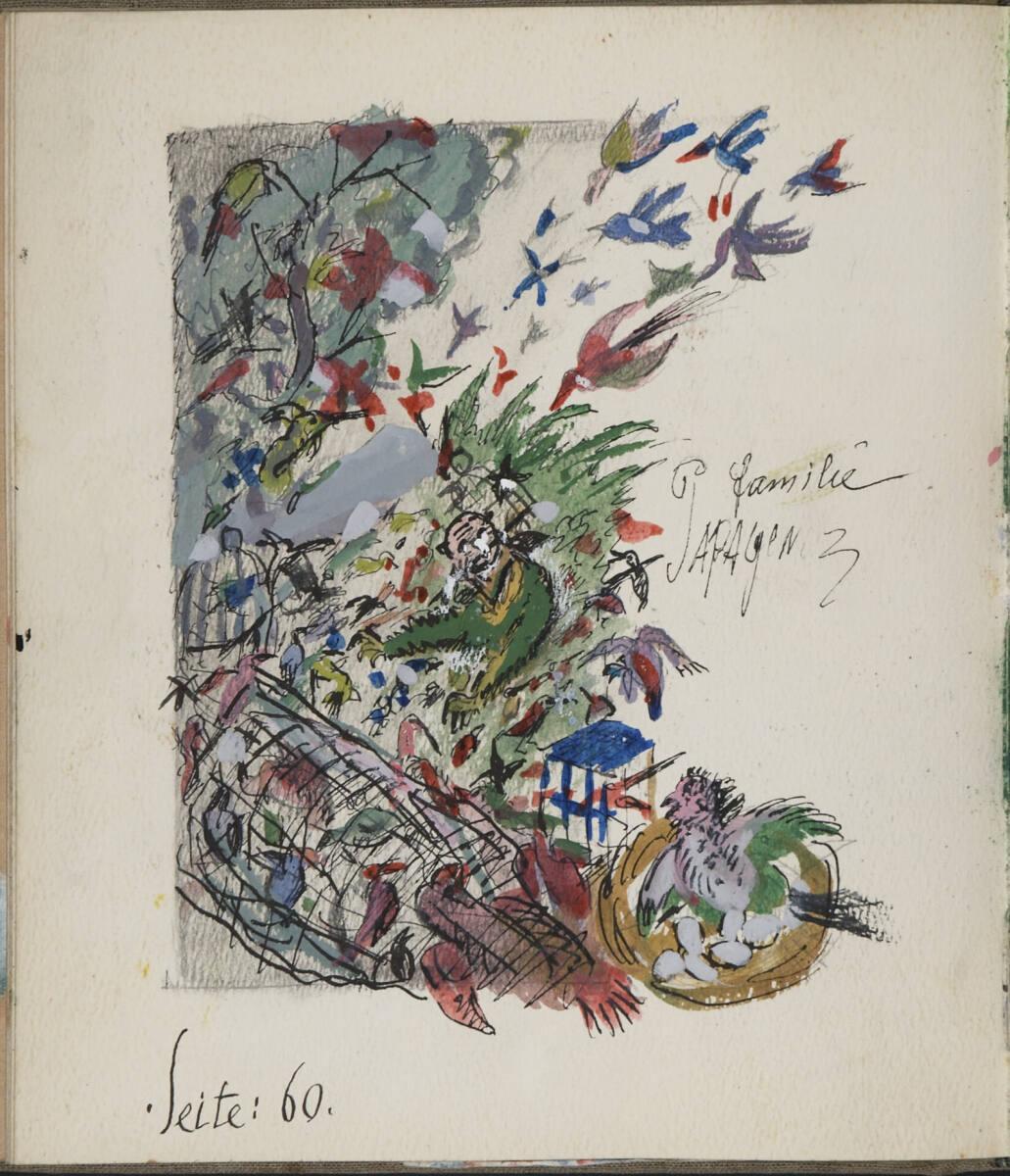 Oskar Laske, "Familie Papageno", Inv. Nr.: 35007/7/60