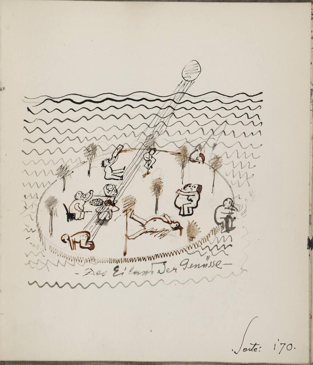 Oskar Laske, "Das Eiland der Genüsse", Inv. Nr.: 35007/7/170