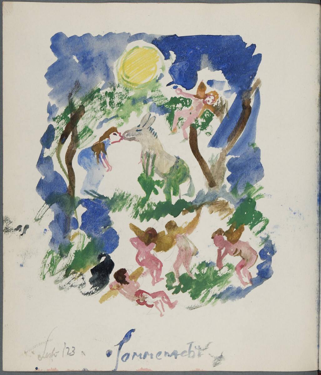 Oskar Laske, Somme(r)nacht., Inv. Nr.: 35007/6/123