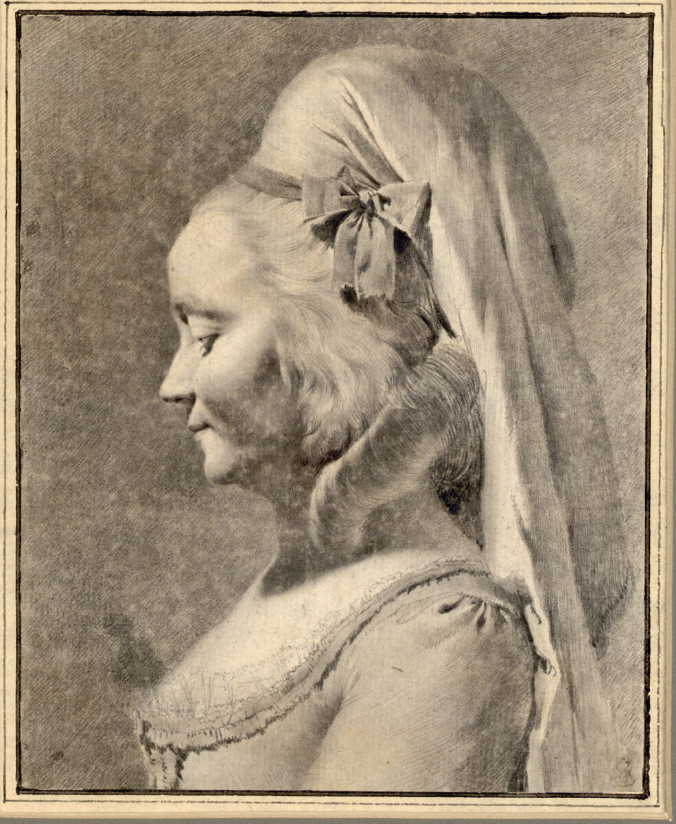 Porträt der Frau des Künstlers, Anne-Roch Boissieu, geb.Valous, Jean-Jacques de Boissieu