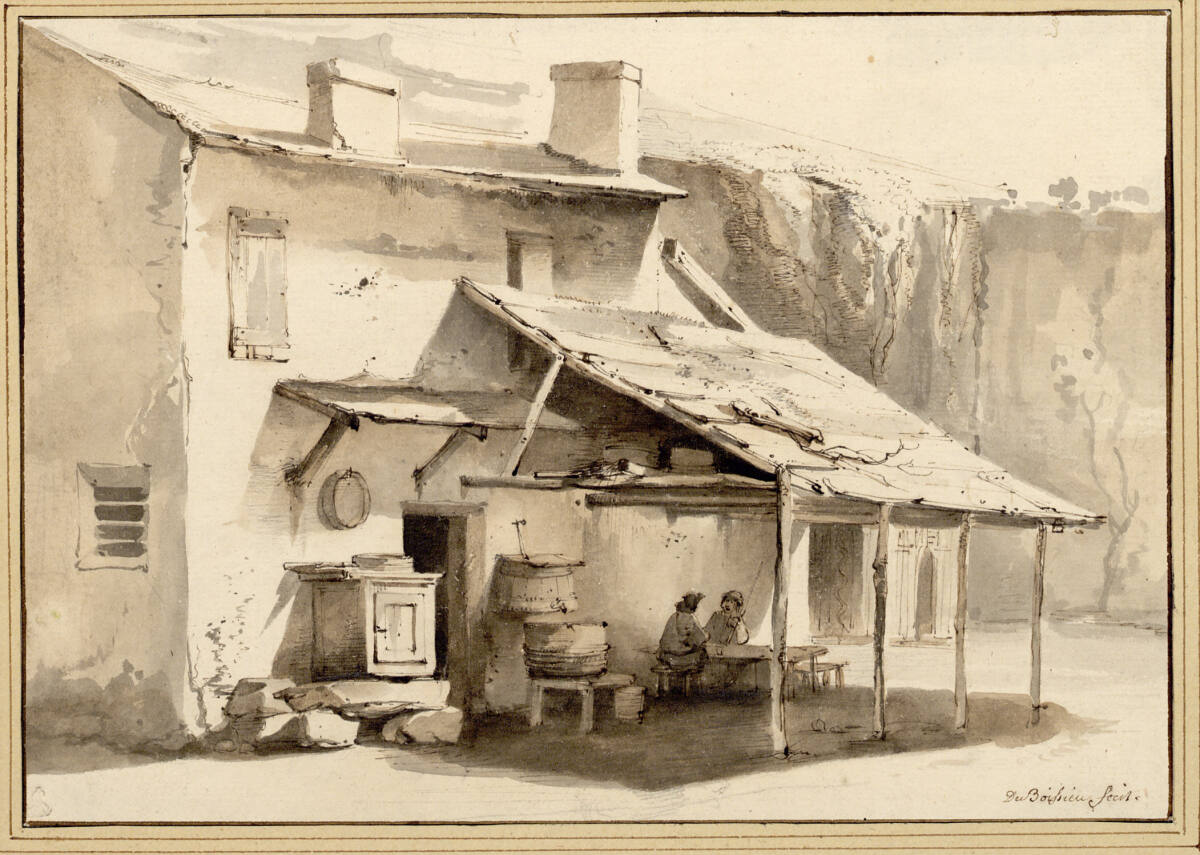 Bauernhaus mit Vordach, Jean-Jacques de Boissieu