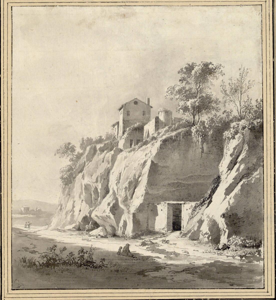 Jean Jacques de Boissieu, Felsige Landschaft, Inv. Nr.: 12599