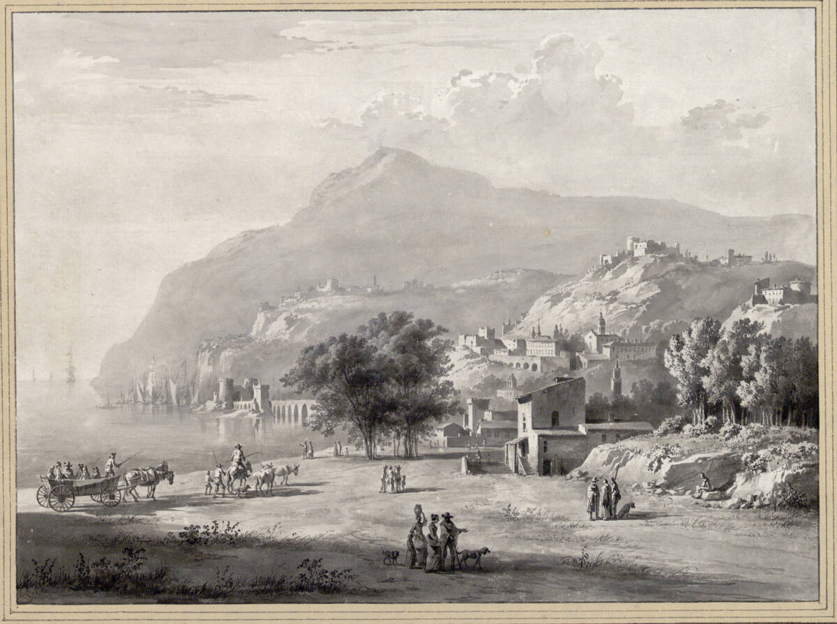 Italienische Landschaft mit Meeresbucht, Jean-Jacques de Boissieu