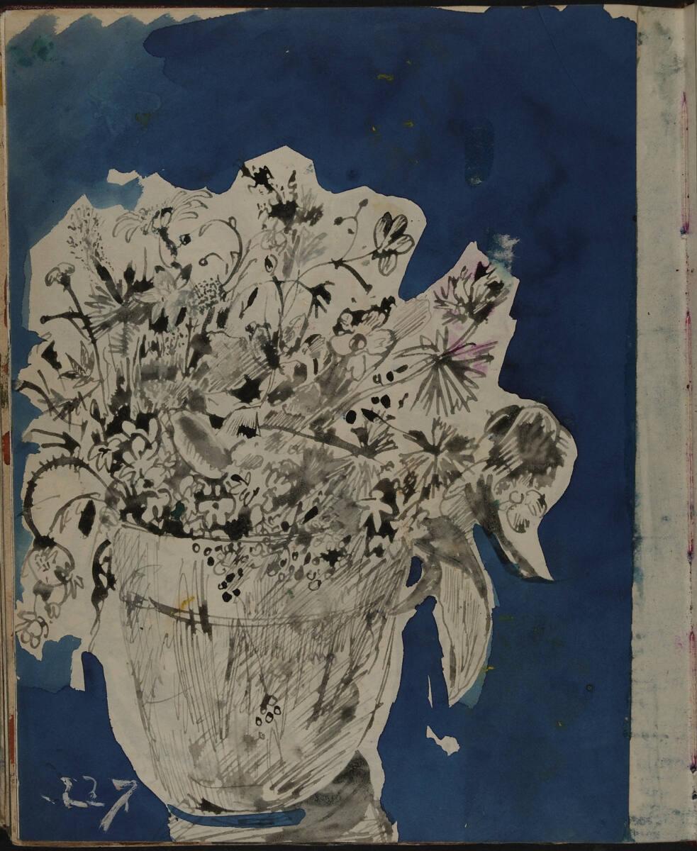 Oskar Laske, Üppige befüllte Blumenvase, Inv. Nr.: 35007/14/227