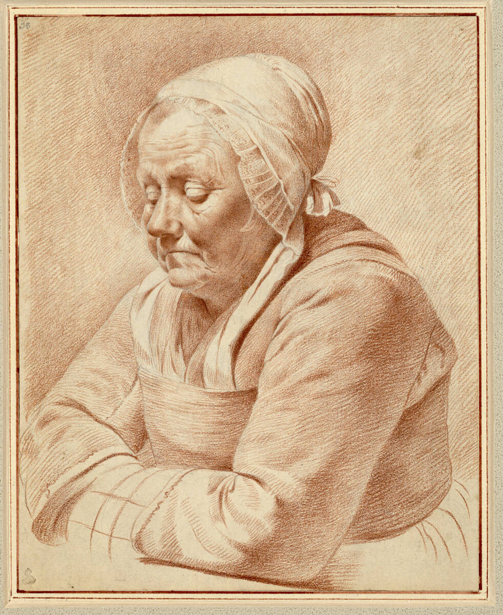 Porträt einer alten Bäuerin, Jean-Jacques de Boissieu, 1760–1810