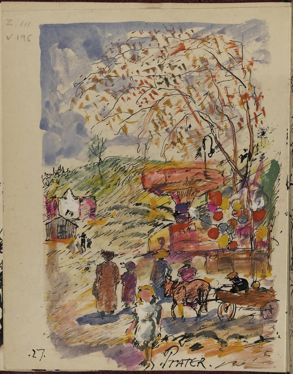 Oskar Laske, "Prater.", Inv. Nr.: 35007/14/27