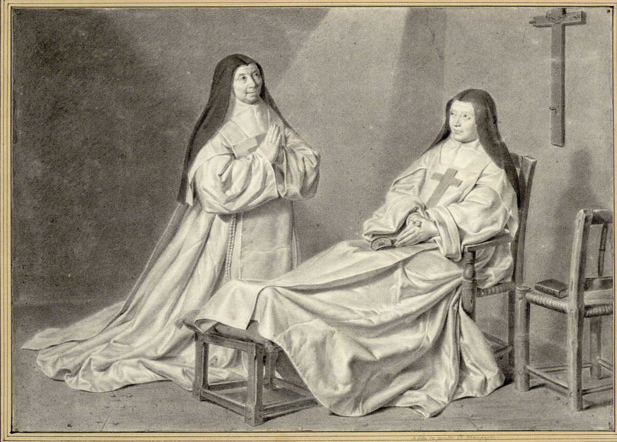 Kopie nach dem Gemälde "Ex voto de 1662" von Philippe de Champaigne, Pierre Bouillon