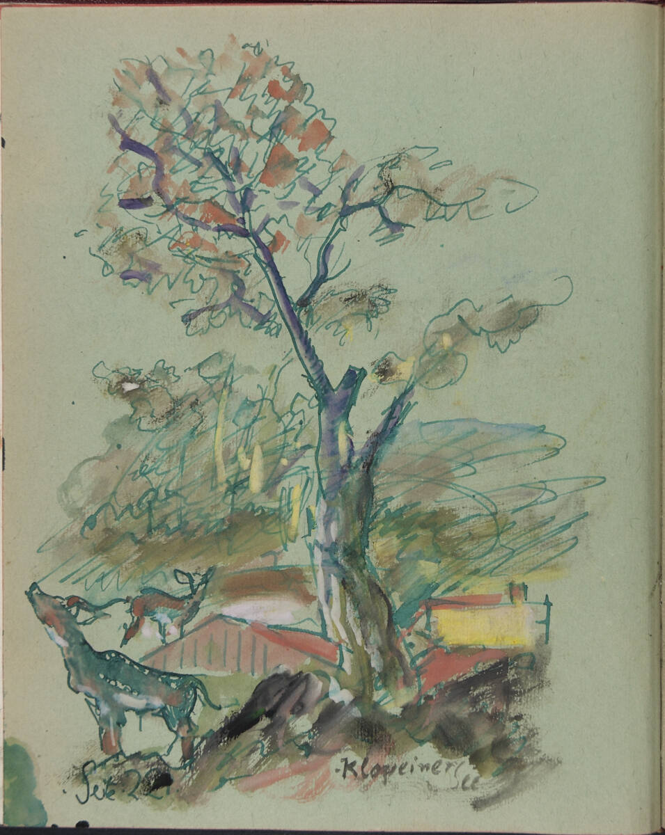 "Klopeiner See", Oskar Laske, 1950