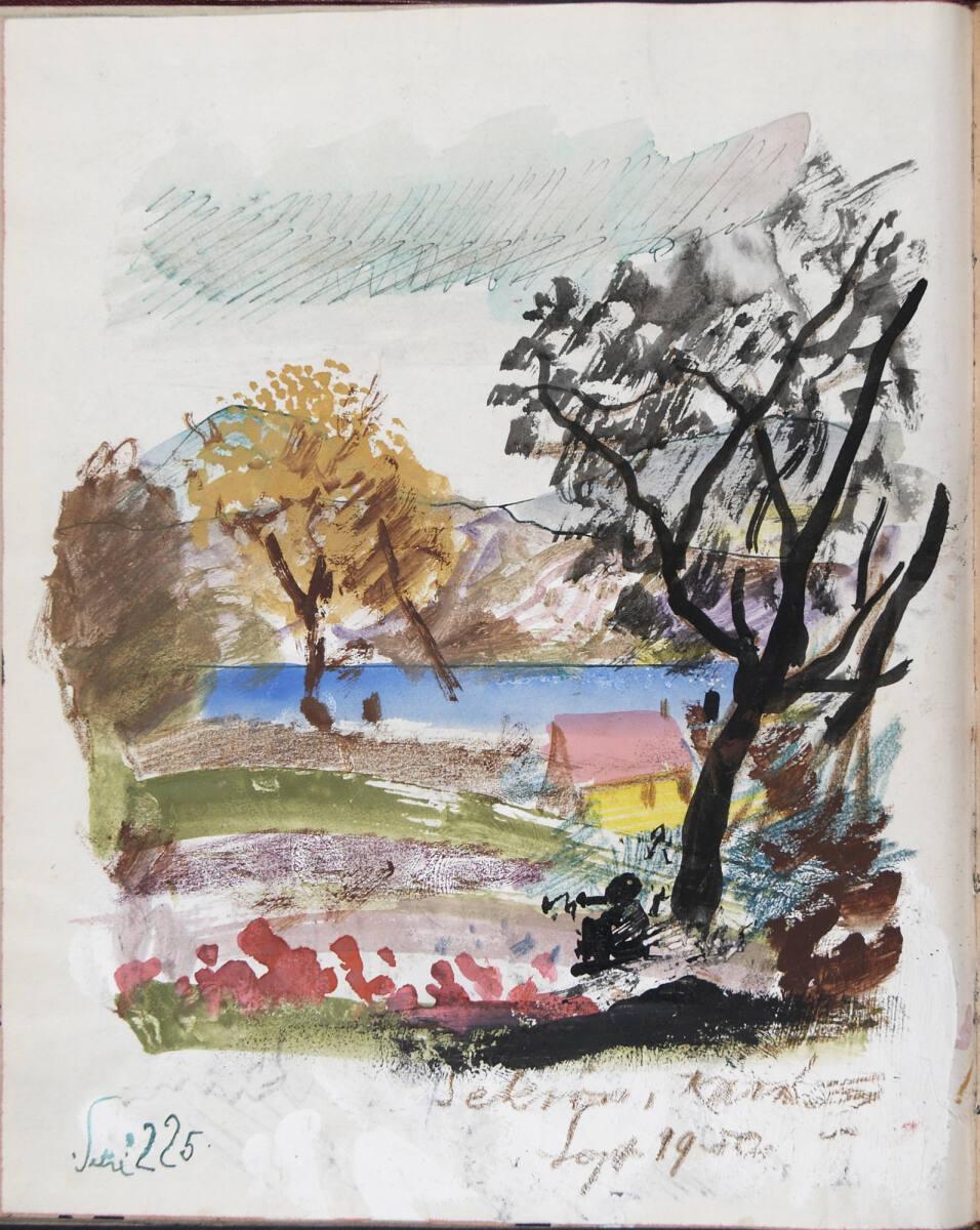 Oskar Laske, "Kärnten(?), Sept. 1950", Inv. Nr.: 35007/10/225