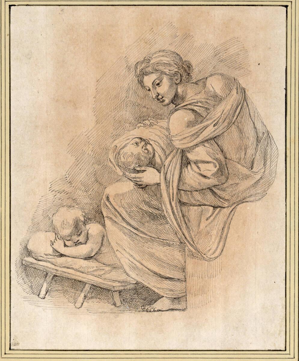 Giuseppe Cades, Mutter mit zwei Kindern, Inv. Nr.: 12635