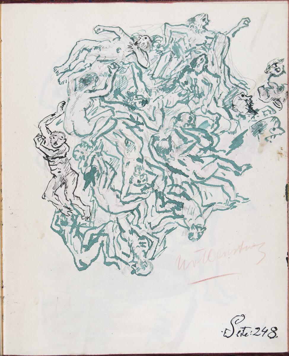 Oskar Laske, "Höllensturz", Inv. Nr.: 35007/10/248