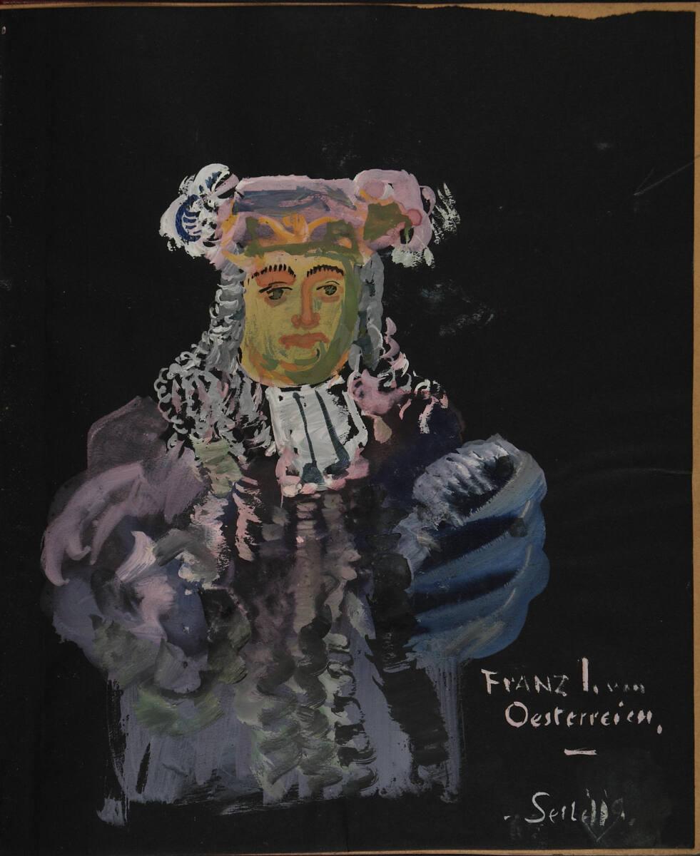Oskar Laske, "Franz I. von Österreich", Inv. Nr.: 35007/9/11