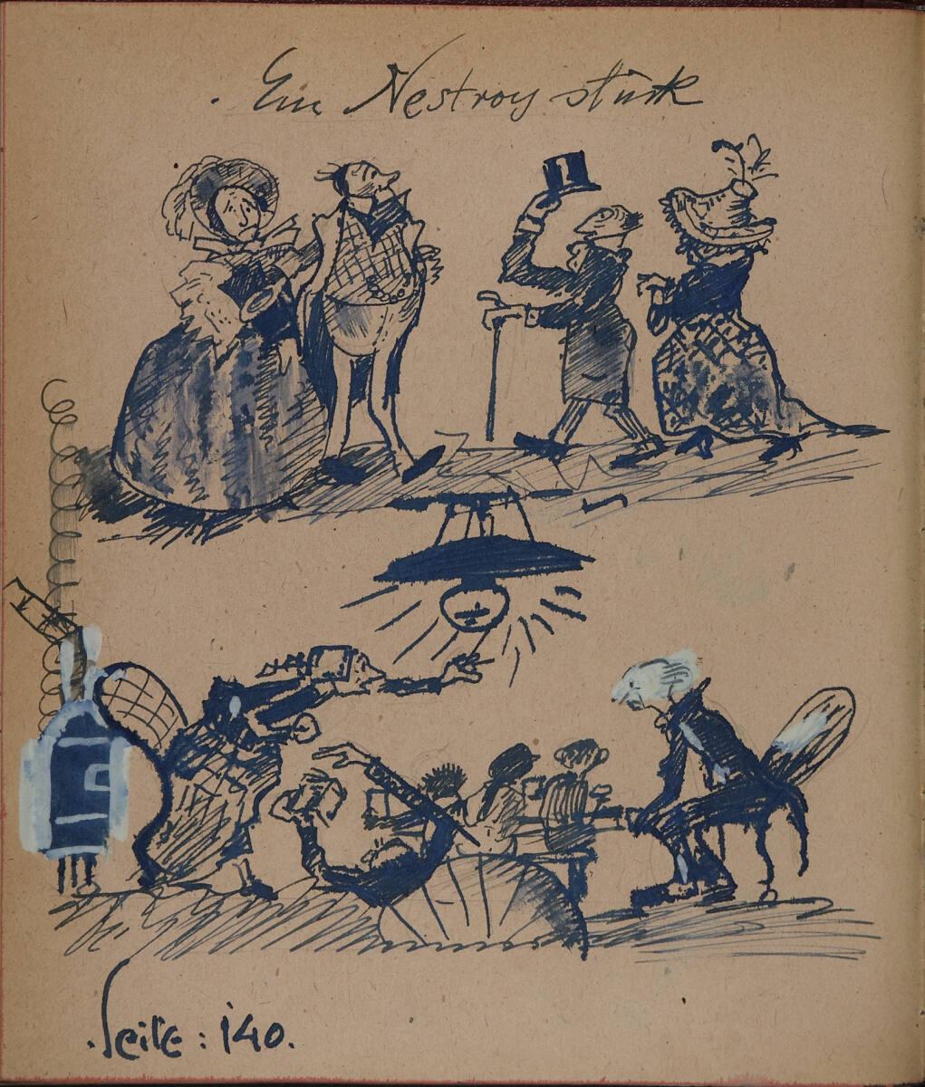 Oskar Laske, "Ein Nestroystück", Inv. Nr.: 35007/8/140