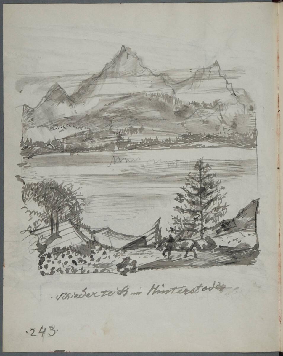 Oskar Laske, Schiederteich in Hinterstoder., Inv. Nr.: 35007/5/243