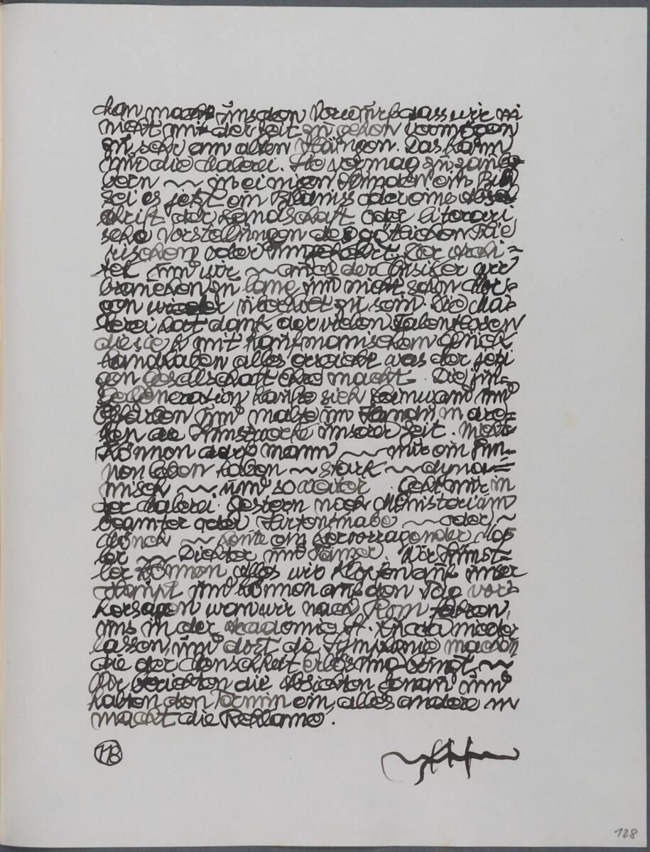 Anton Hanak, Tagebucheintrag, Inv. Nr.: 36080/2/128