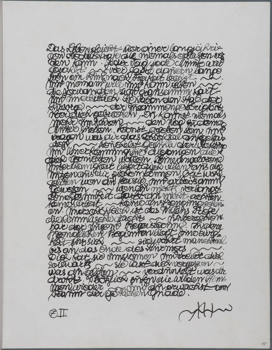 Tagebucheintrag, Anton Hanak, 1918