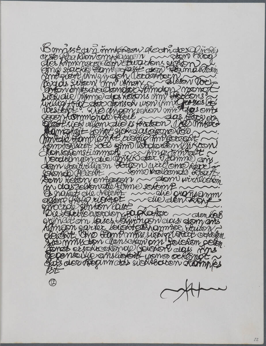 Tagebucheintrag, Anton Hanak, 1918