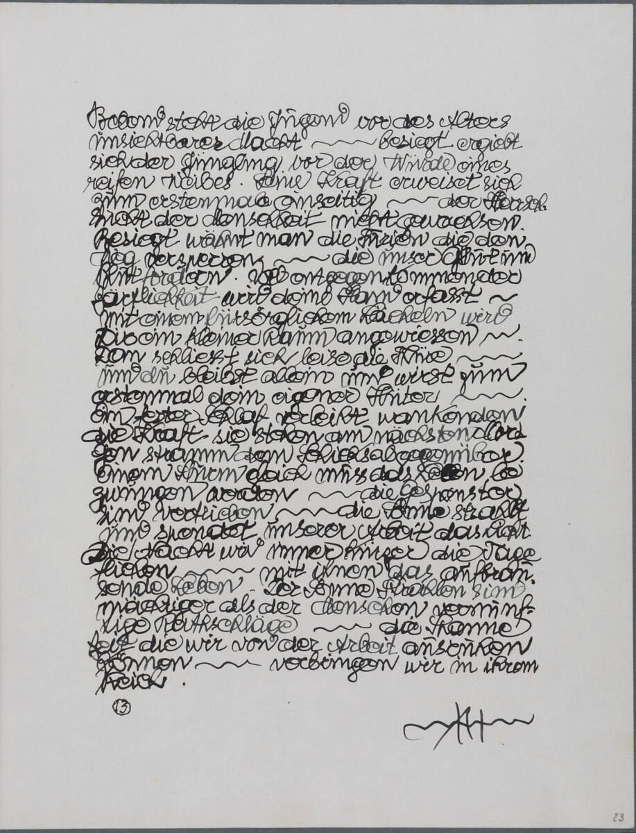 Tagebucheintrag, Anton Hanak, 1918