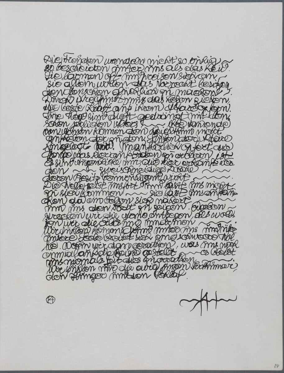 Tagebucheintrag, Anton Hanak, 1918