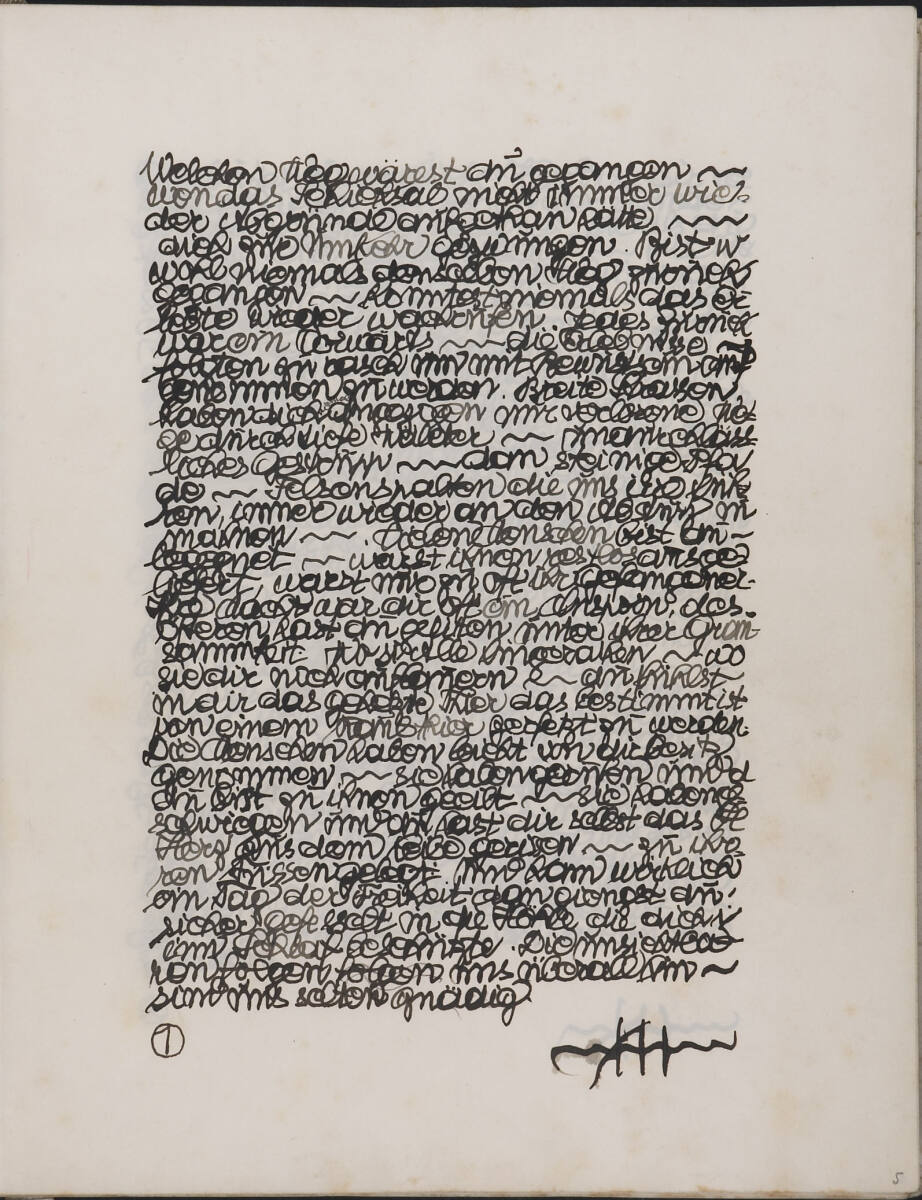 Tagebucheintrag, Anton Hanak, 1918