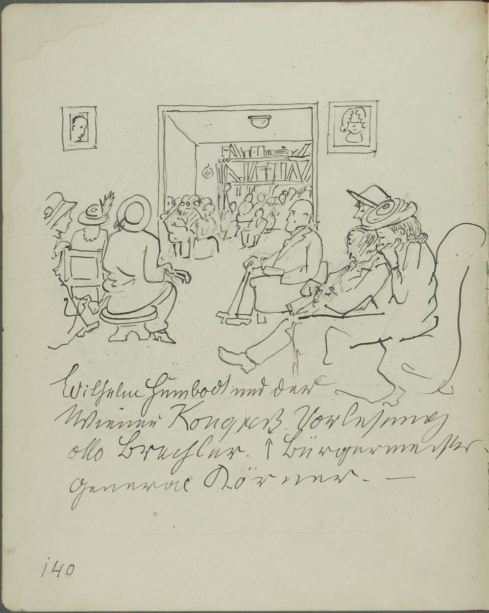 Oskar Laske, Wilhelm Humbodt und der Wiener Kongreß. Vorlesung Otto Brechler...; Illustration d…