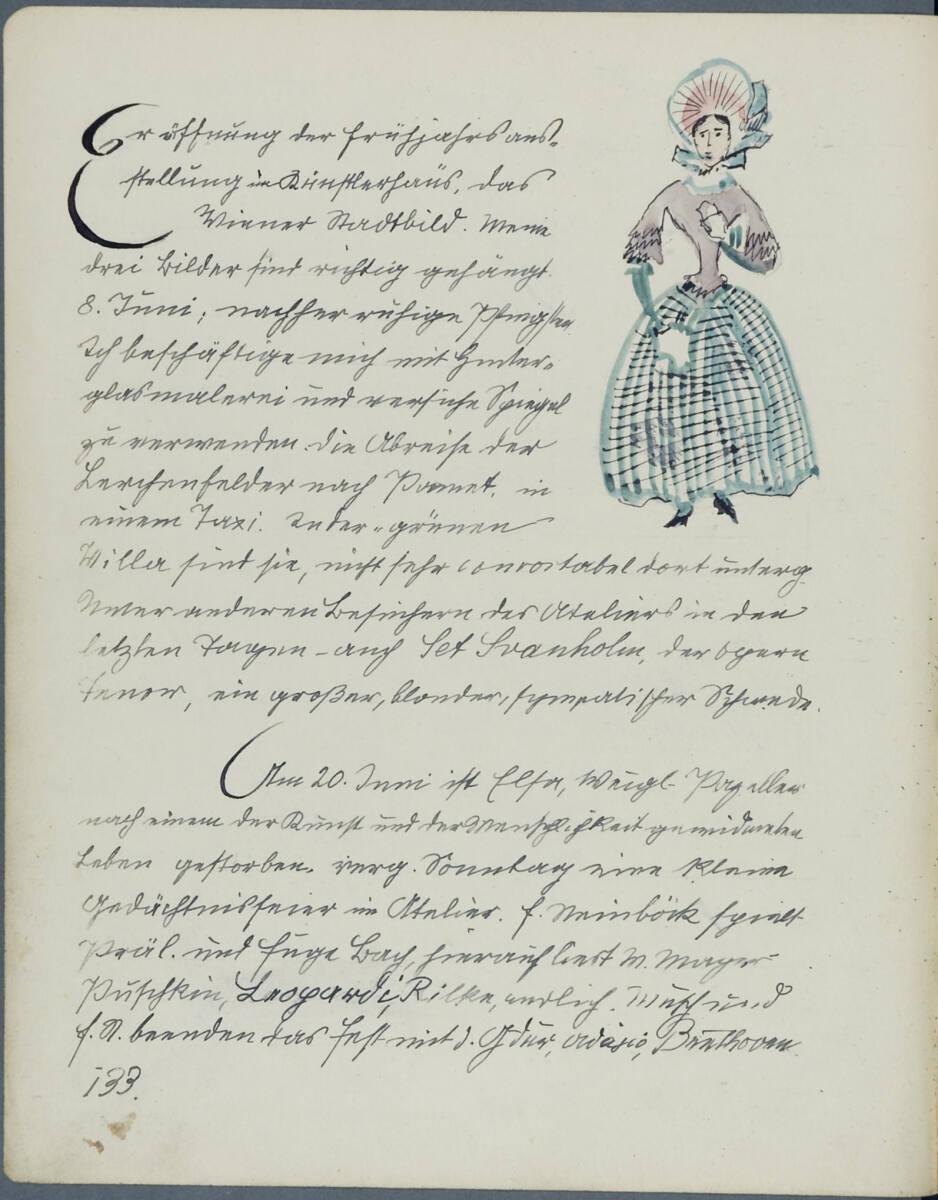 Oskar Laske, "Eröffnung der Frühjahrsausstellung im Künstlerhaus, das Wiener Stadtbild..."; Ill…