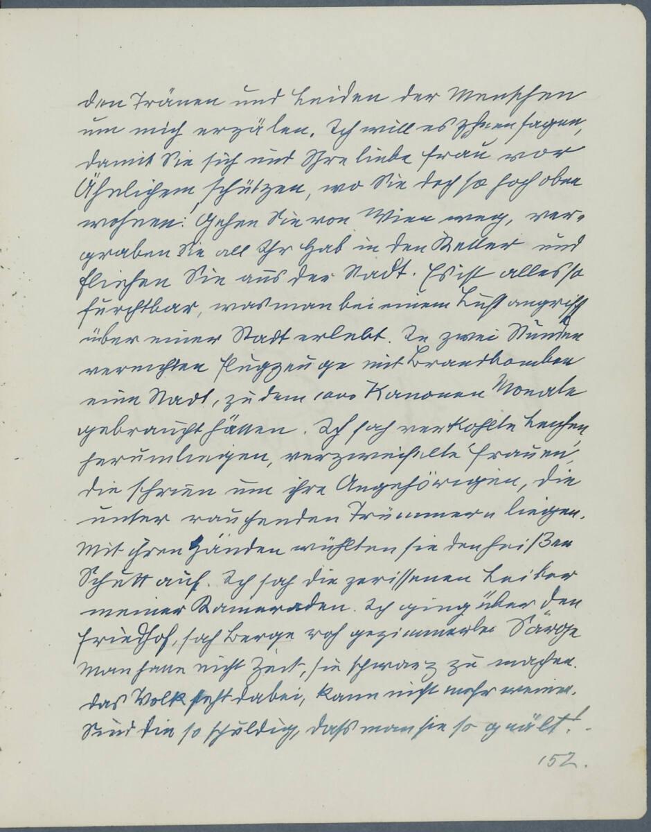 Oskar Laske, "die Tränen und Leiden der Menschen um mich..." (reine Textseite), Inv. Nr.: 35007…