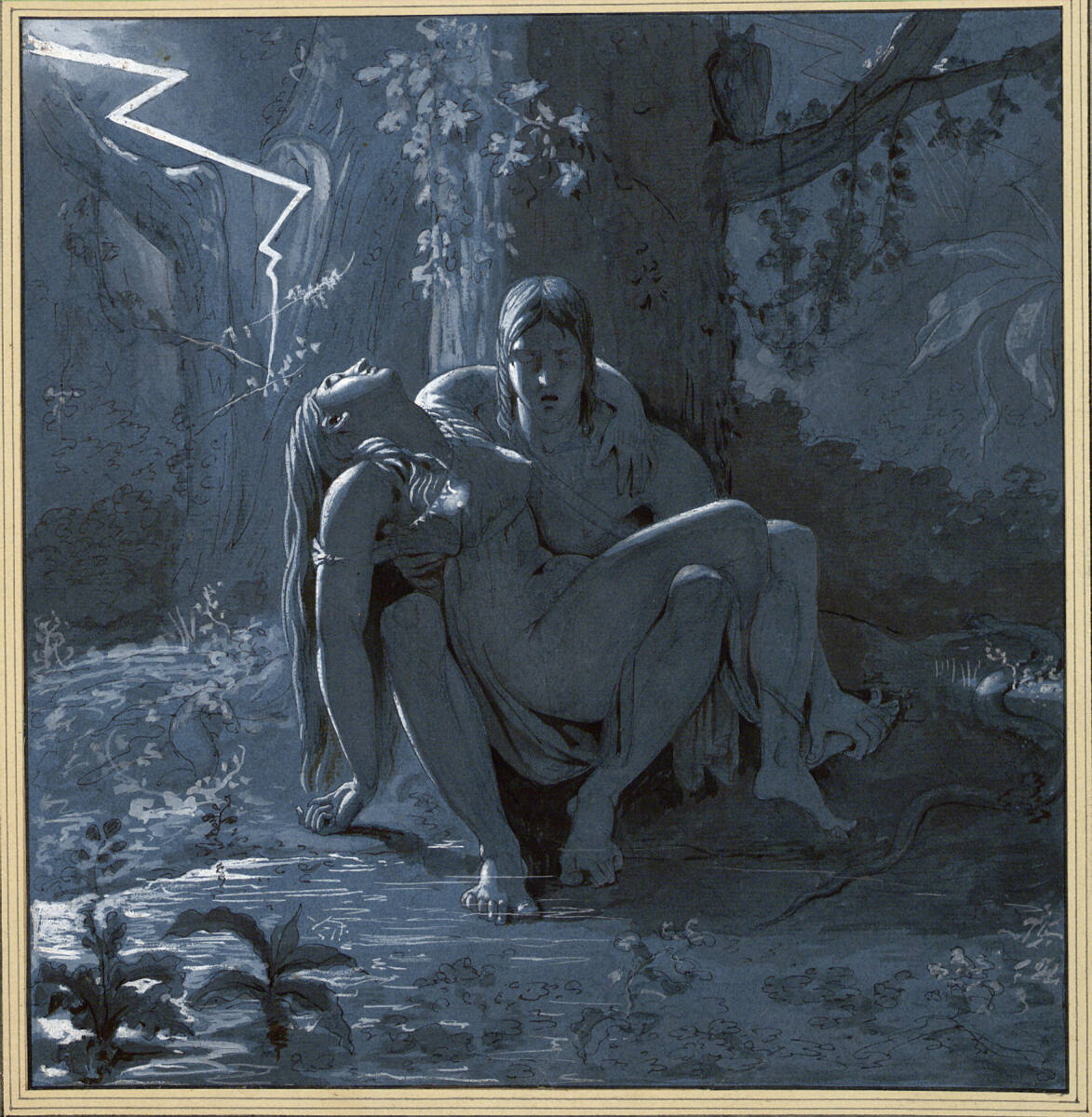 Sujet aus der Erzählung "Atala", Fulchran-Jean Harriet, 1796–1805