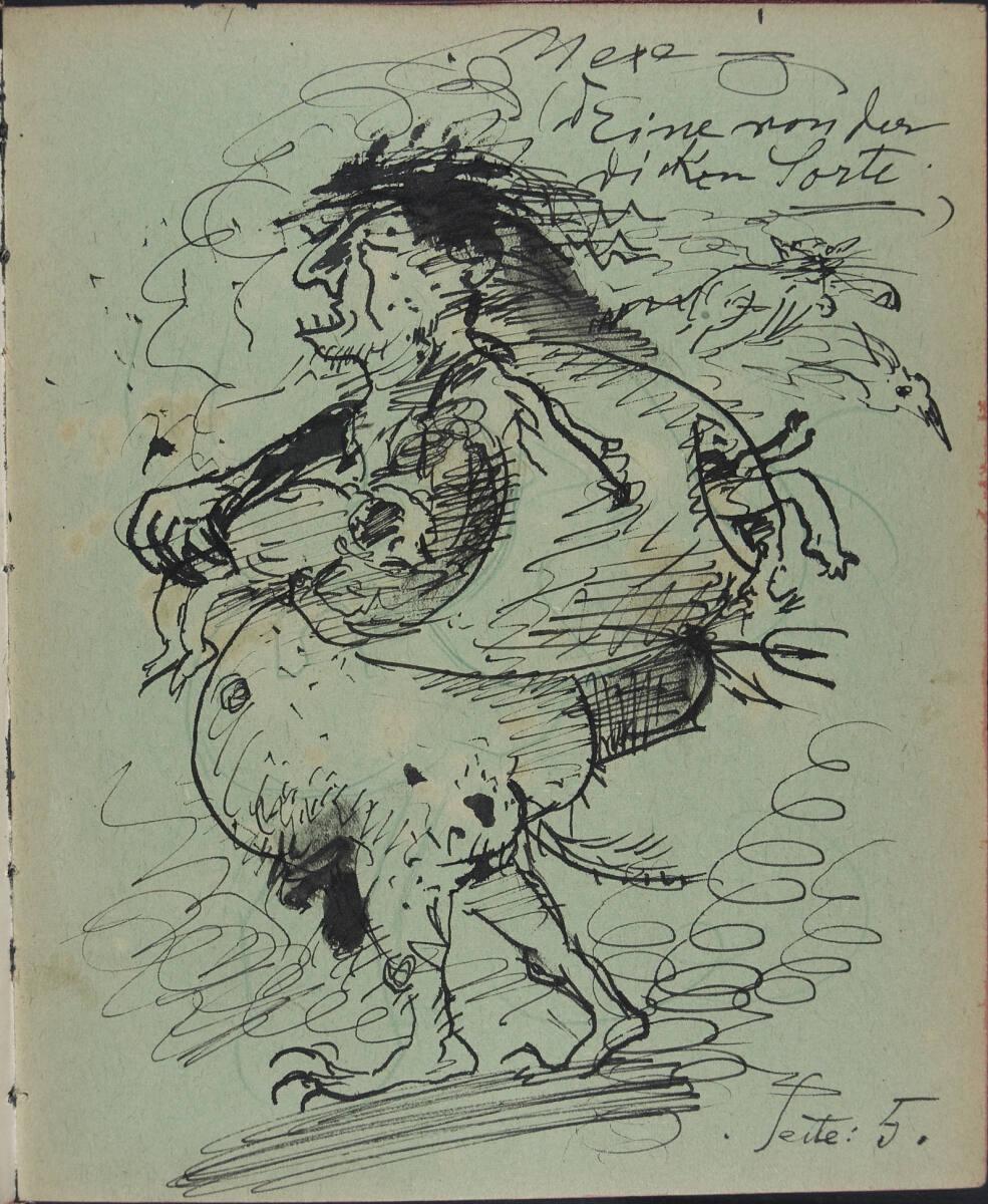 Oskar Laske, "Eine von der dicken Sorte", Inv. Nr.: 35007/10/5