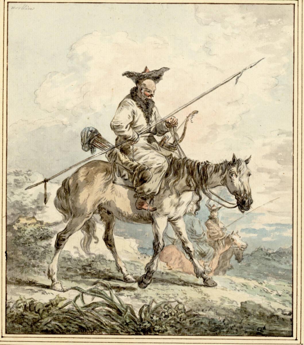 Jean Pierre Norblin, Baschkire  zu Pferd, Inv. Nr.: 12845