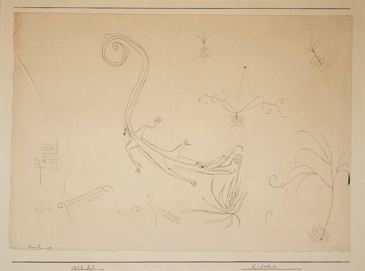 Paul Klee, Eidechse, Inv. Nr.: 47405