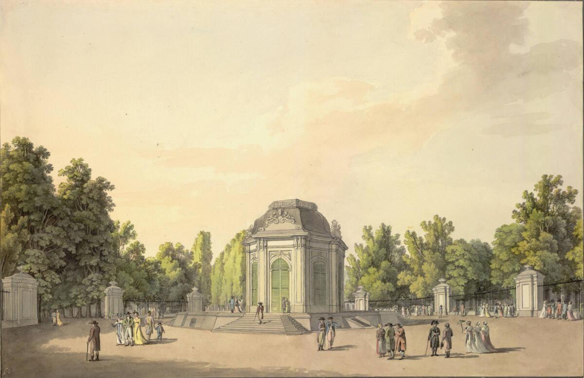 Johann Kniep, Menagerie in Schönbrunn, Inv. Nr.: 6879
