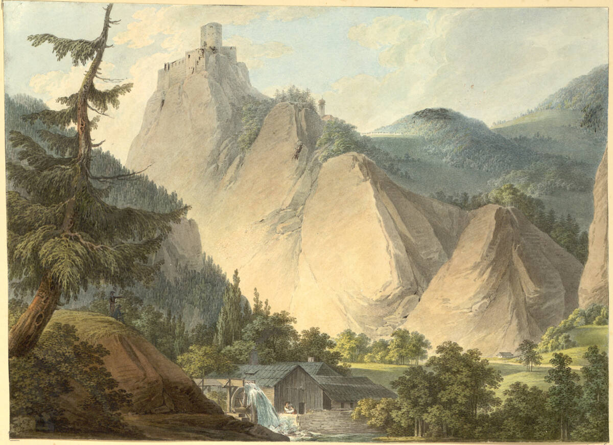Klamm bei Schottwien, Ludwig Maillard