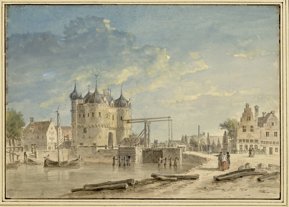 Schleuse und Stadttor in Hoorn, Nicolas Pérignon
