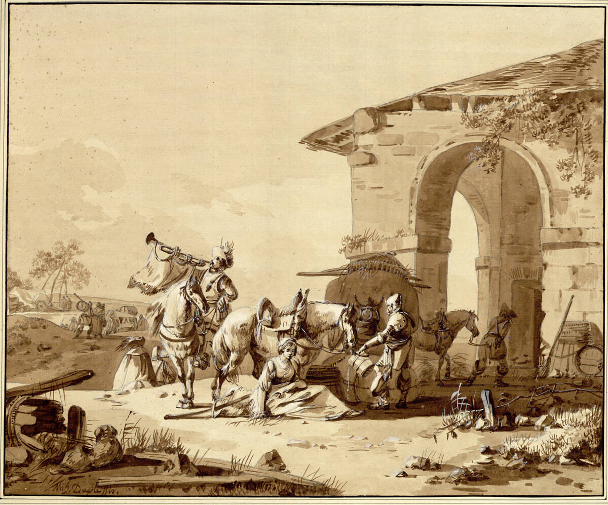 Trompeter zu Pferd, C.MichelH.Duplessis