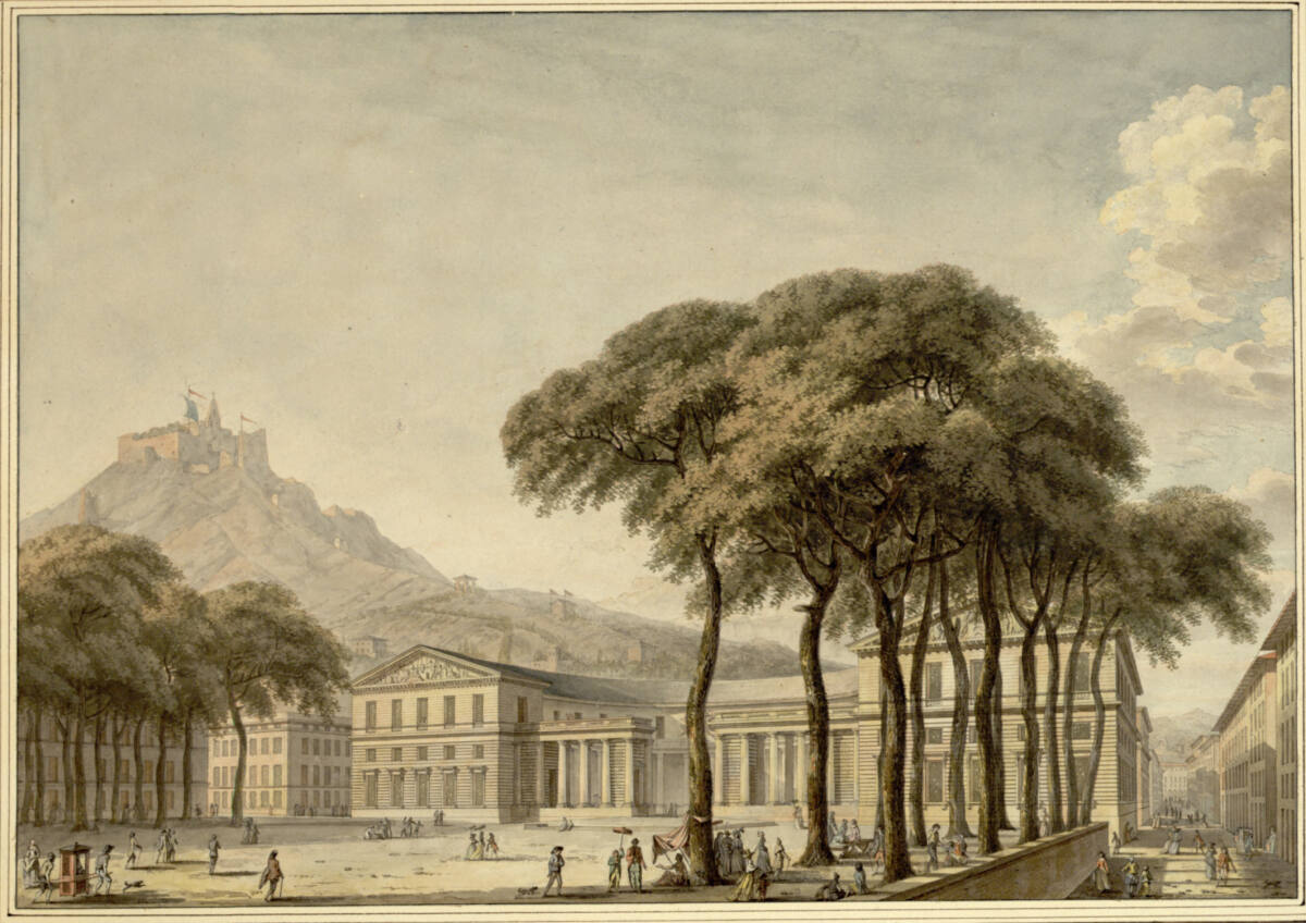 Projekt für das Hôtel de Monnoye auf der Place du Monthion in Marseille, Jean Thomas Thibault