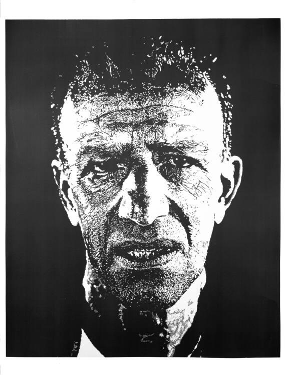 Chuck Close, Aus der Serie "Alex / Reduction Block": Ohne Titel, Inv. Nr.: DG2004/138/4