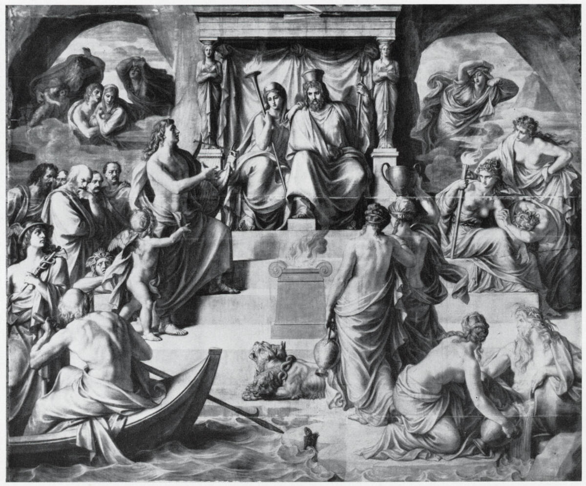 Orpheus den Göttern vorspielend, Carl Rahl