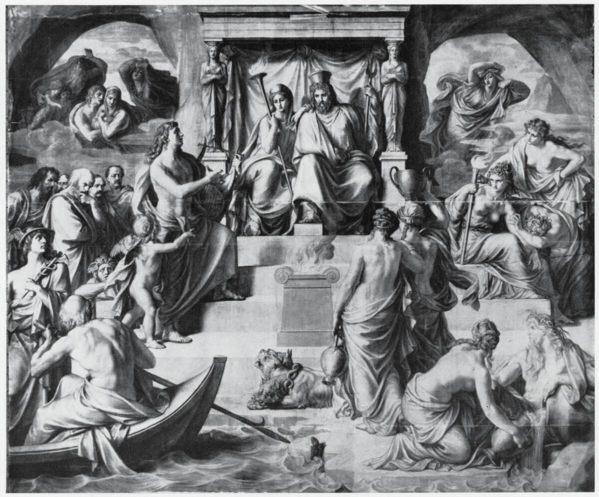 Karl Rahl (der Jüngere), Orpheus den Göttern vorspielend, Inv. Nr.: 33021