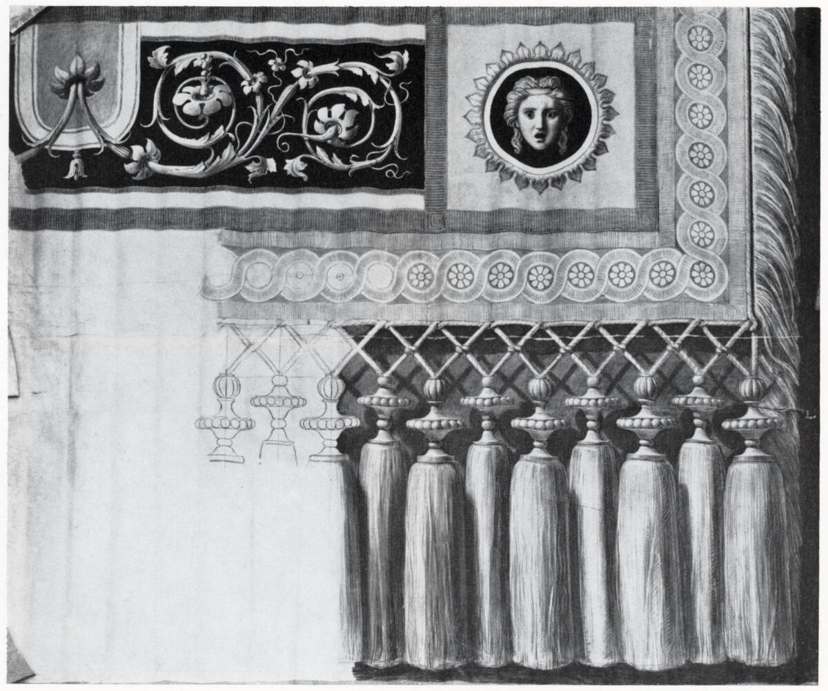 Bordüre mit Quasten, Carl Rahl