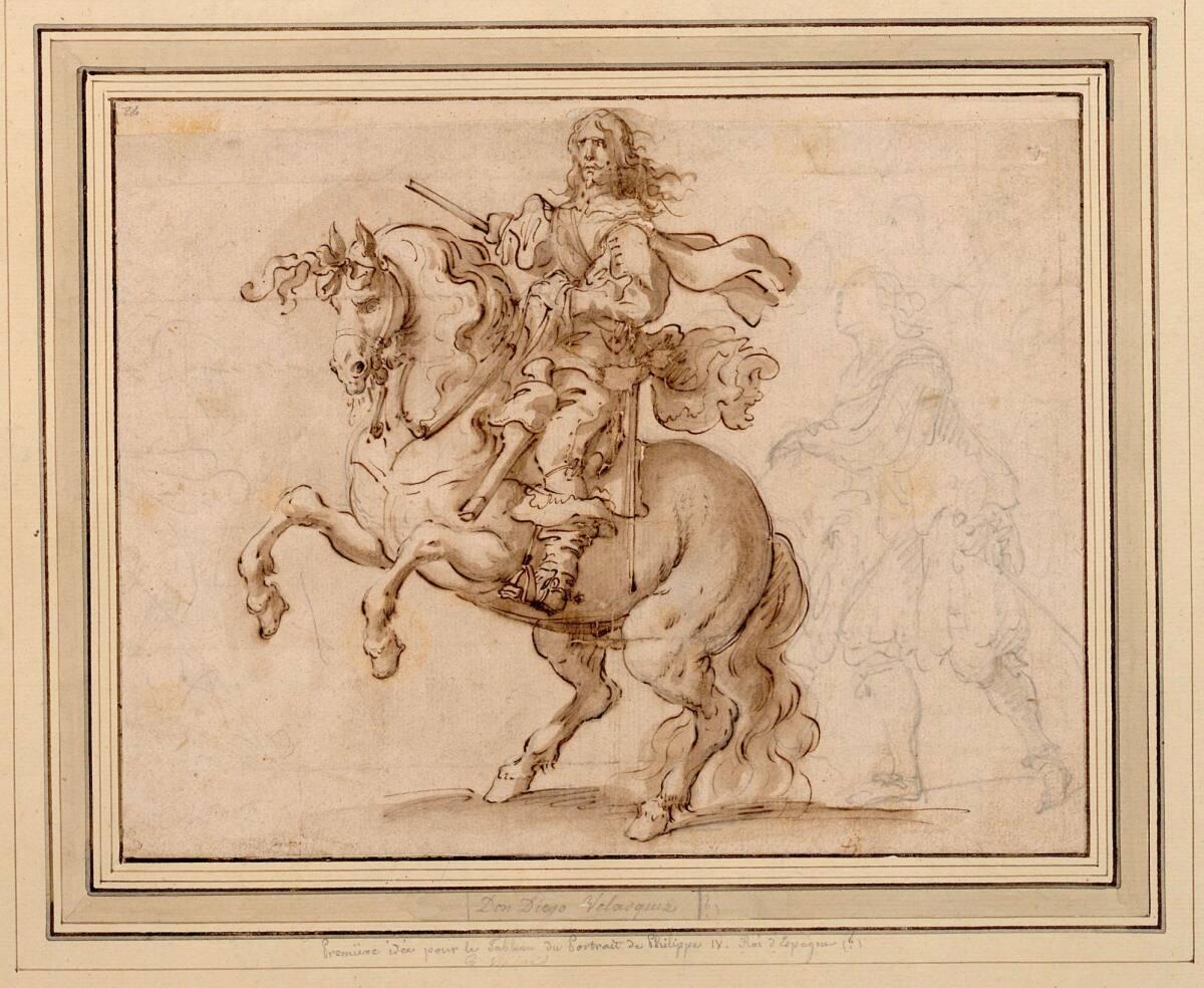 Anonym, Reiter (Erster Entwurf für ein Bild mit der Darstellung König Philipps IV. von Spanien …